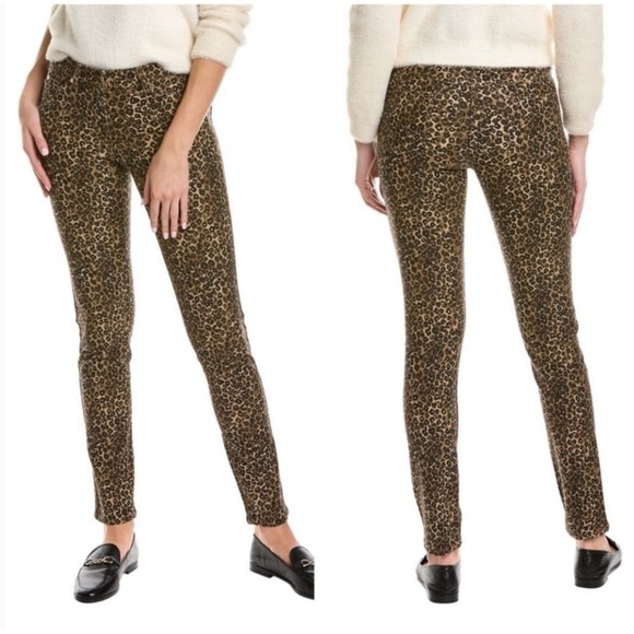 J MCLAUGHLIN LEXI ANIMAL PRINT PANT LEOPARD JEAN EDGY CONTEMPORARY MODERN CHIC 6 - Picture 1 of 11